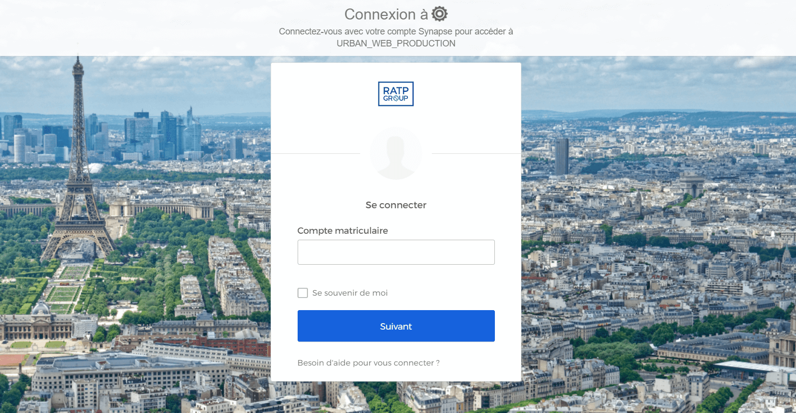 Urbanweb portail RATP