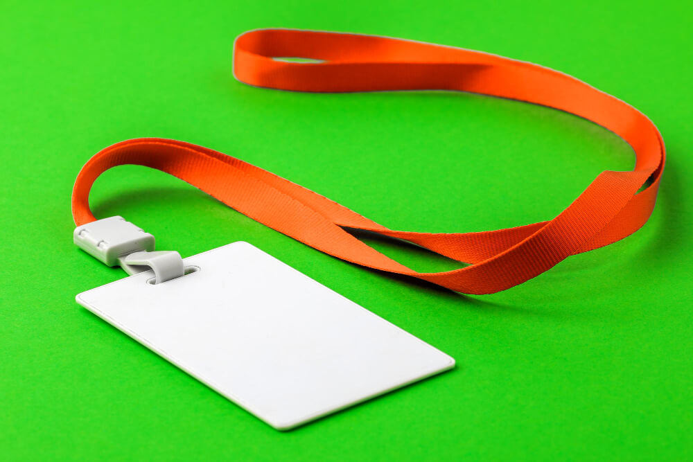 Tour de cou personnalisé orange