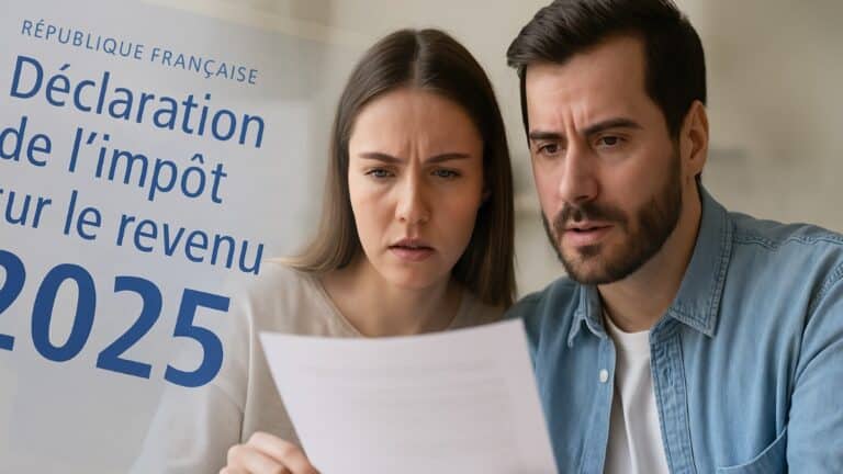 Un couple consulte la déclaration de l’impôt sur le revenu 2025, touché par le nouveau taux individualisé