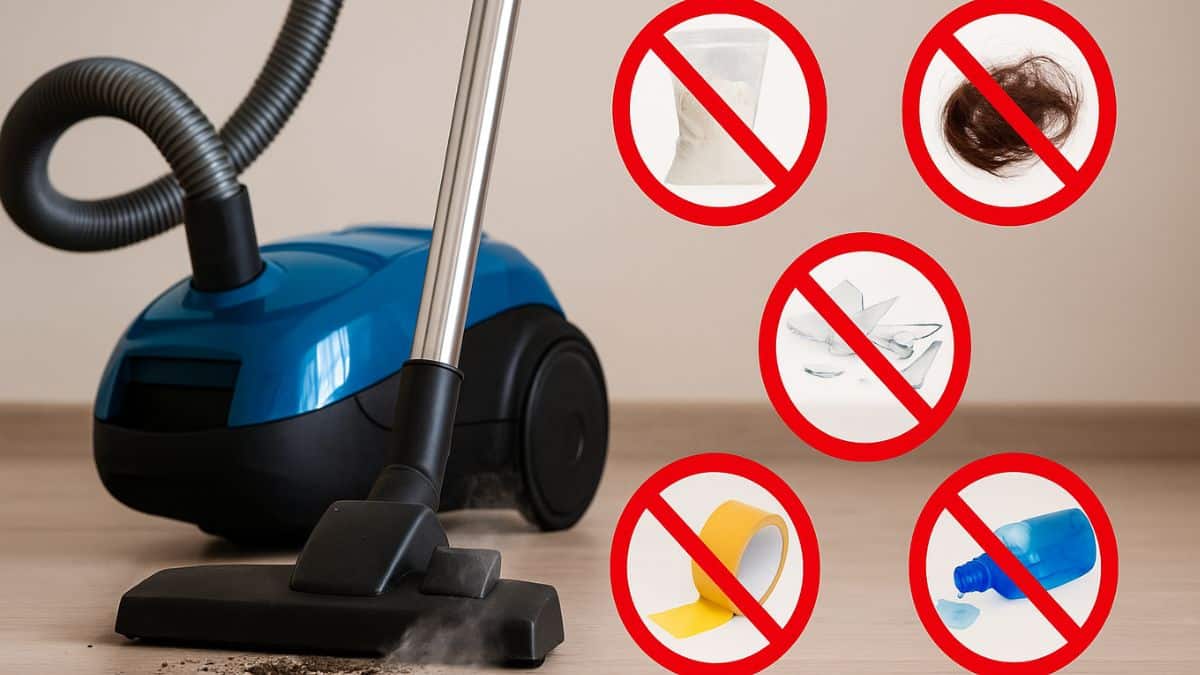 Votre aspirateur ne peut pas tout encaisser