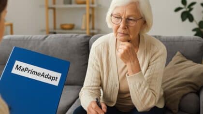 Une retraitée envisage de demander un financement via MaPrimeAdapt