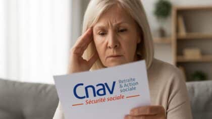 Une dame inquiète pour le versement de la retraite CNAV