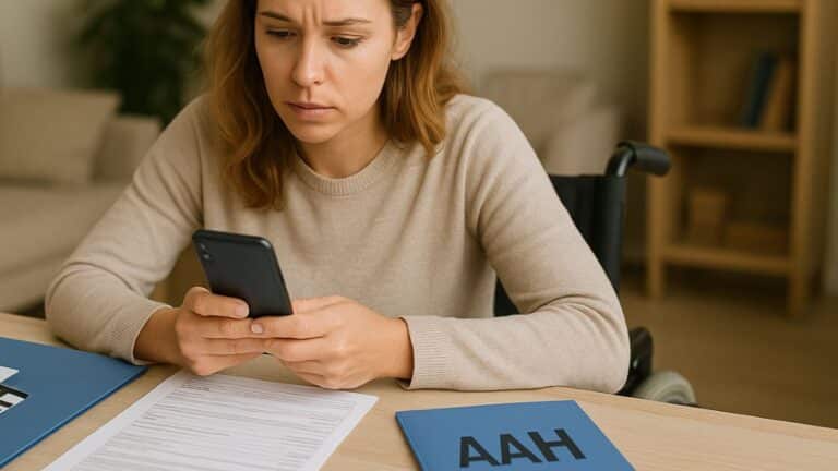 Une femme demande l'AAH.