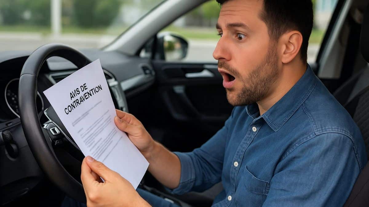 Un automobiliste découvre avec stupeur une contravention de vitesse venant d'une voiture radar reçue dans sa voiture.