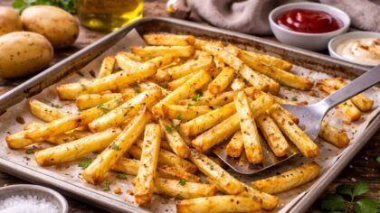 frites maison croustillantes sans friteuse