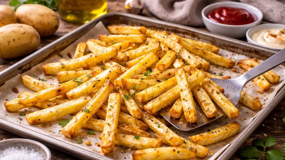 frites maison croustillantes sans friteuse