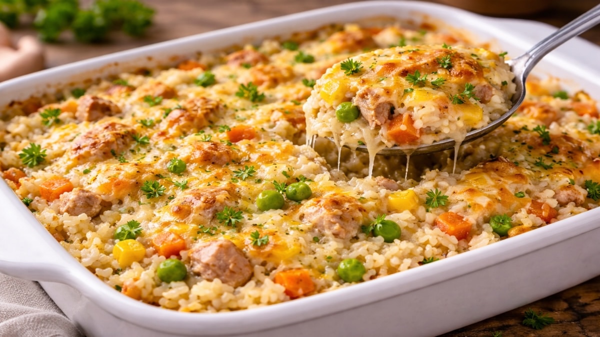 repas complet avec une boîte de thon