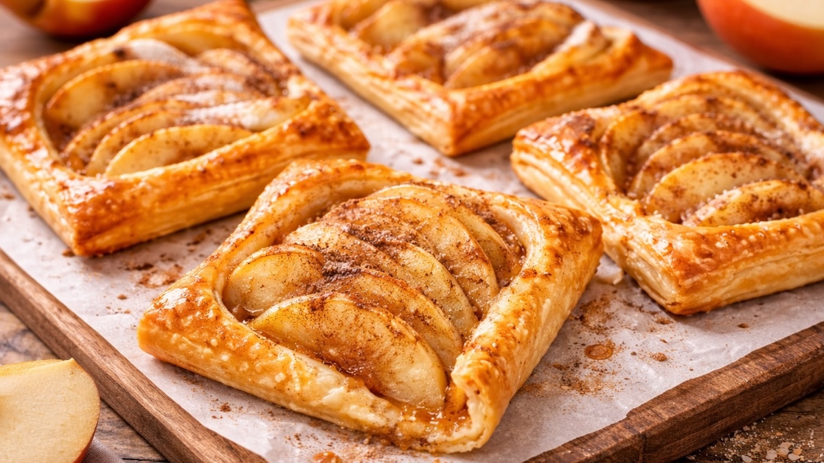 dessert simple avec pâte feuilletée