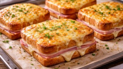 croque-monsieur au four