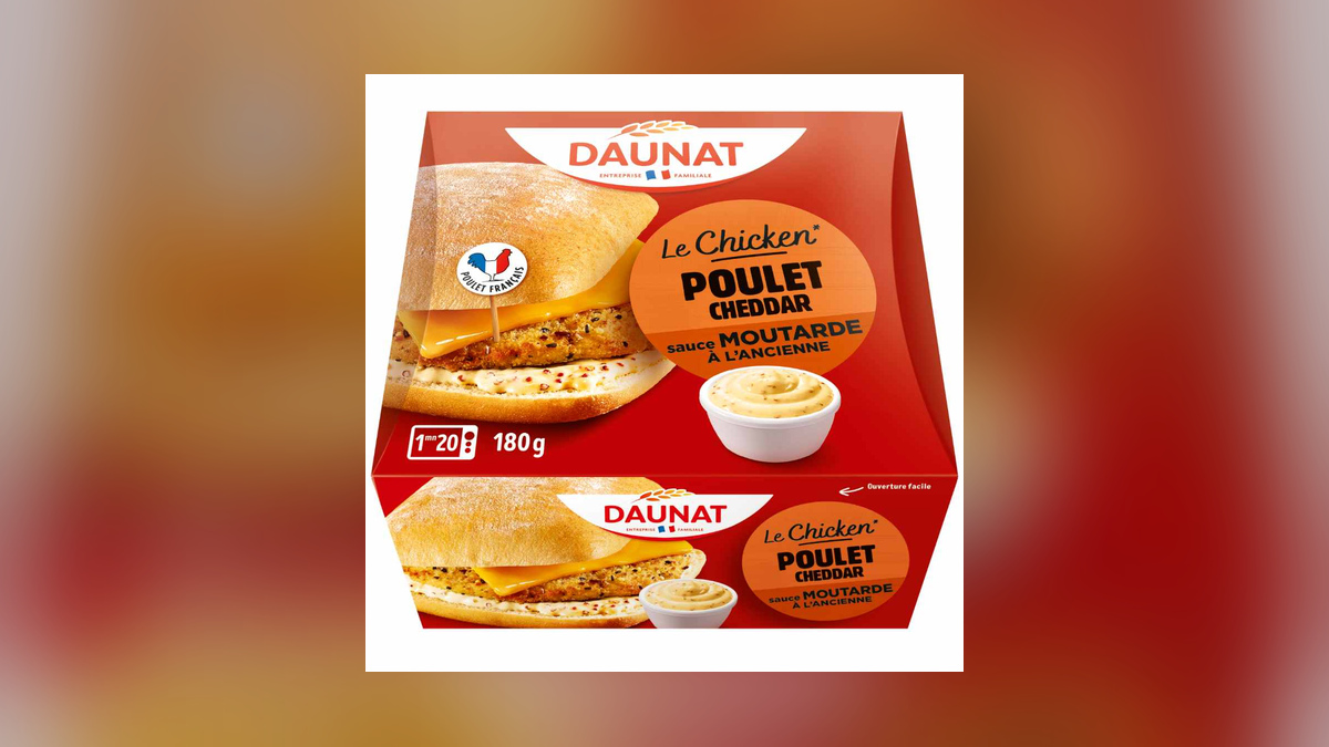 Sandwich Daunat Poulet Cheddar concerné par un rappel national