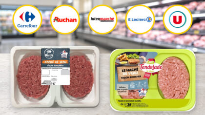 Barquettes de haché de veau Carrefour et Tendriade rappelées pour un risque de salmonelle